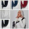 Sunscreen Lace Edge Headscarf Cotton Thin Large Shawl Sweet Hijab Scarf Vacation