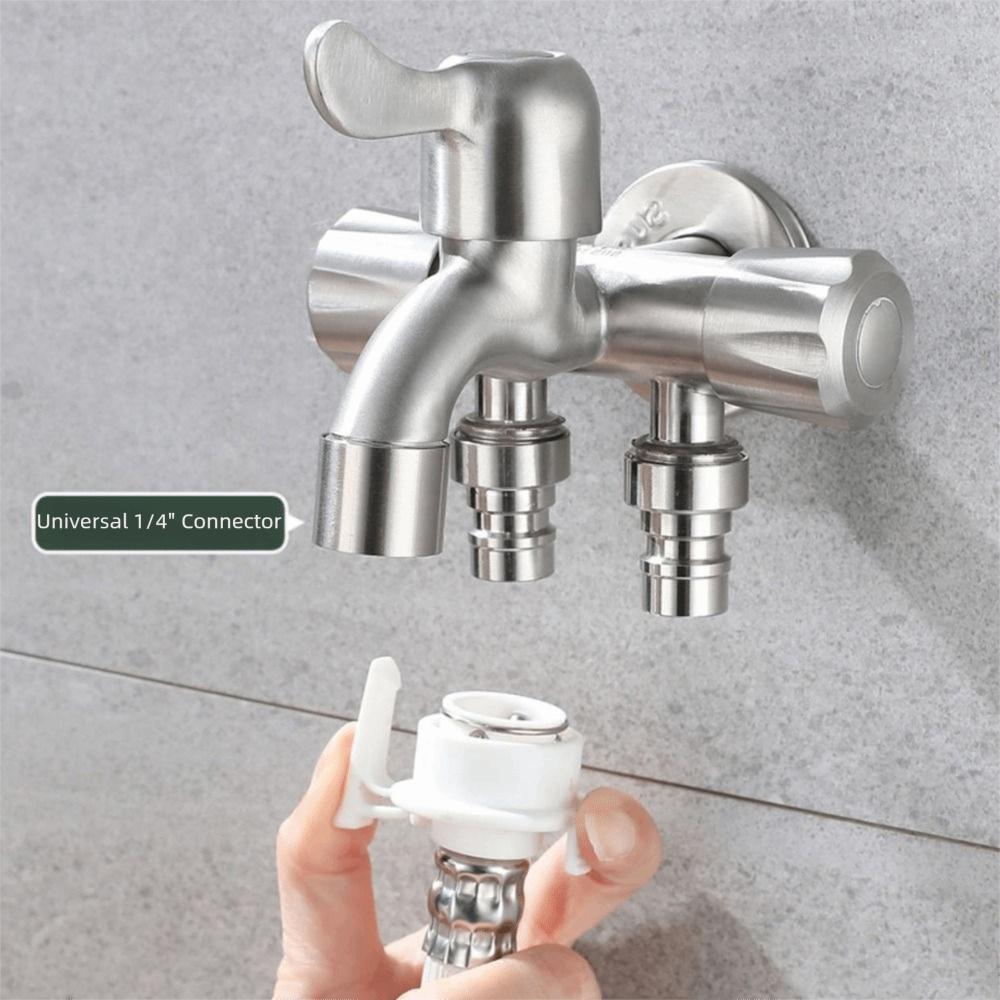 with Washing Machine Outlet Three Way Water Tap with Tape Washing Machine Faucet  Toilet Diverter