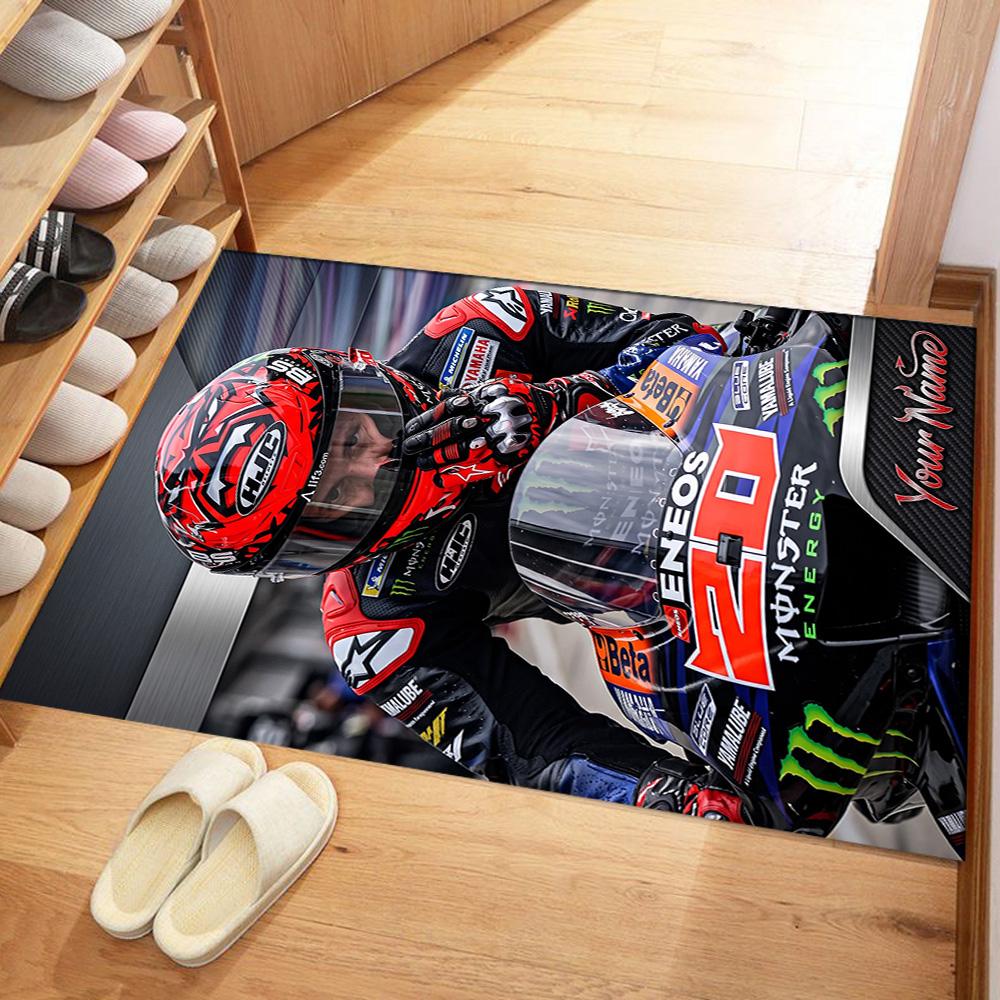 Jorge Lorenzo Customizable Name Area Rug Suitable For Hallway Dormitory Entryway Living Rooms Antislip Rug Anime Office Decor Best For Christmas