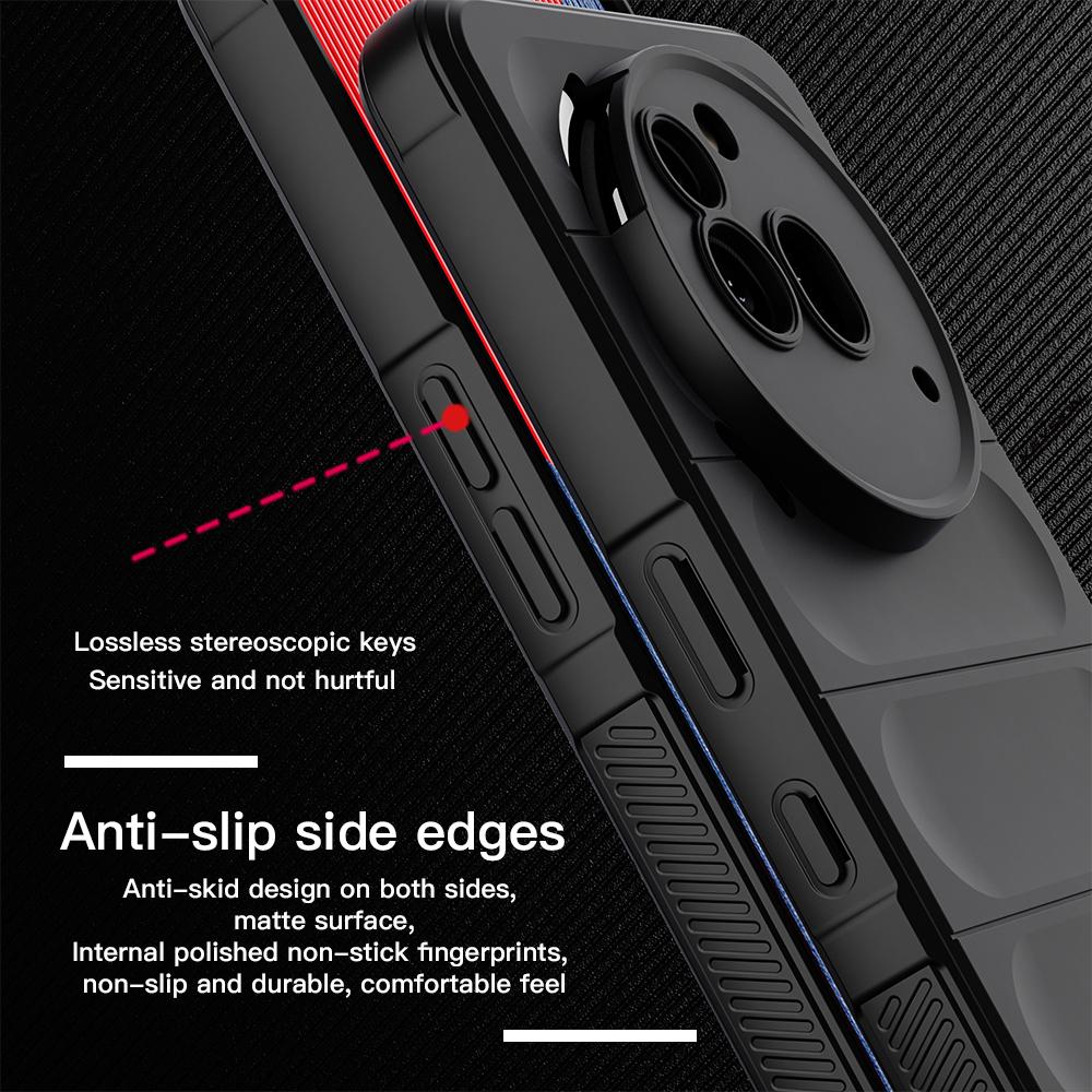 KEYSION Shockproof Matte Case for Nothing Phone 3A 3A Pro Anti-skid Soft Silicone Phone Back Cover for Nothing Phone 3A Pro 3A