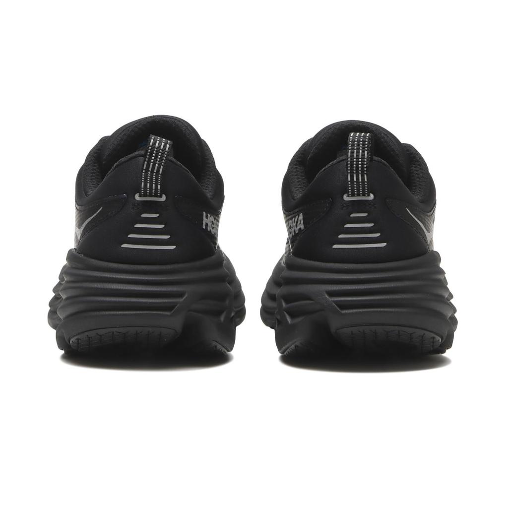 1155391-MDNGH Hoka Bondi 8 TS Kafesli Gece Yarısı Siyah (Erkeklerin)