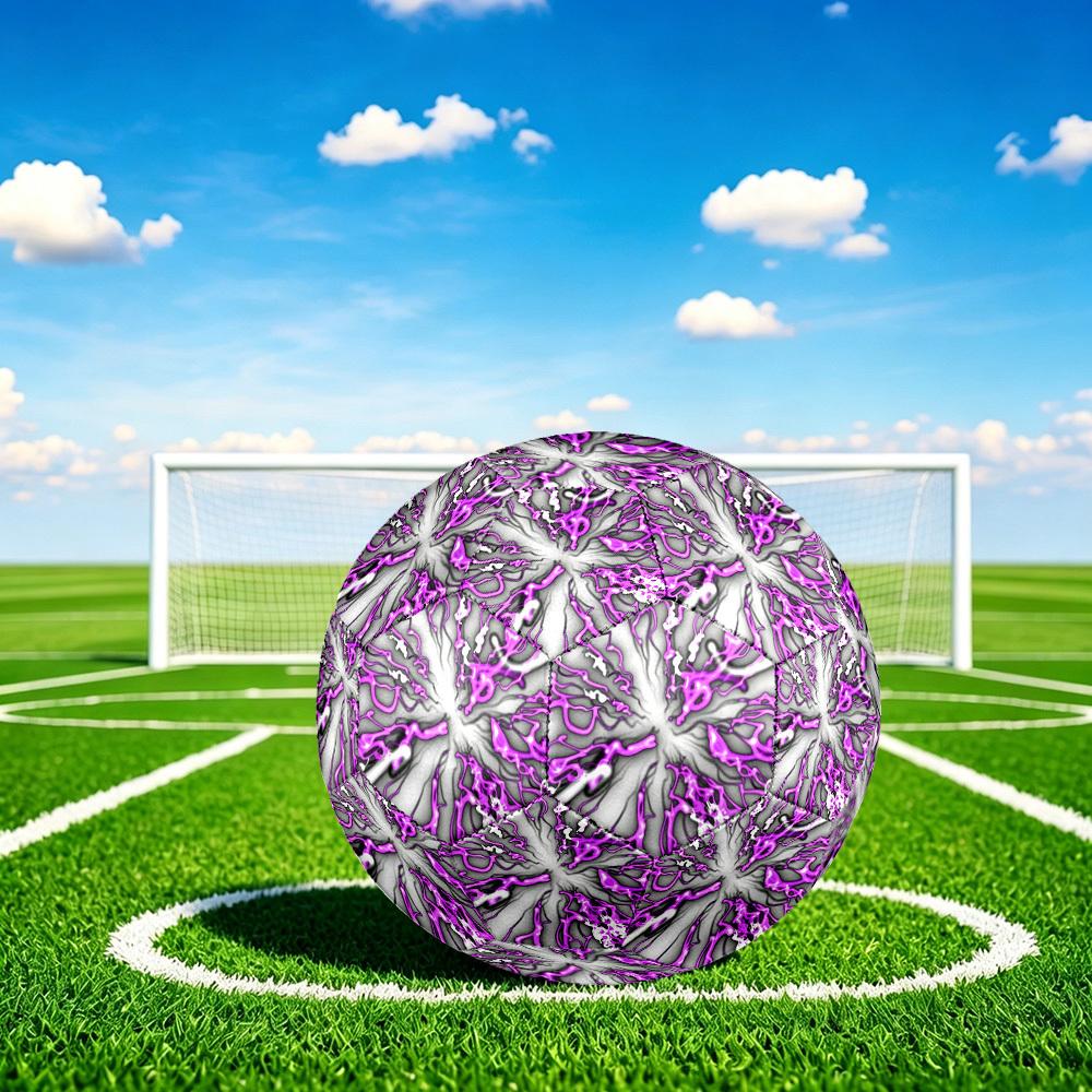 1pc Neural Network Art Size 5 Soccer Ball Professional Match Training Football Indoor &Outdoor Sports Ball Lightweight Durable c6540