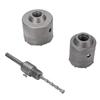 2PCS Hole Saws 1PC Connecting Rod Aluminum Case 60mm 80mm Electric Hammer Drill Opener for Concrete