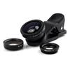 Three-in-one Fish-eye Lens Special Effect Phone Magnifying Glass Wide-angle Macro Selfie Artifact