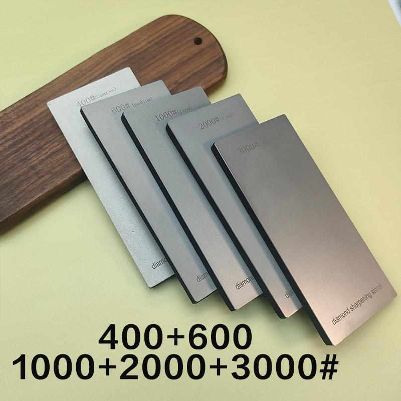 Diamond Sharpening Stone Knife Sharpener Hard Base Non-slip Grit 80-3000# Diamond Tools Fine Grinding Whetstone 170*75mm