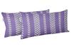 Vargottam Indoor Outdoor  Polyester Fabric  Lumbar  Pillow  Cover With Insert,  All-Weather Waterproof Rectangular Cushion for Patio Furniture