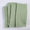 40x40cm Cotton Gauze Cloth Napkins Set of 4 Soft Handmade Double Layer Reusable Dinner Napkin Square for Wedding Party Dinners