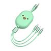 Retractable 3 in 1 Data Wire Charging Cable for Apple/Android/Type-c Connectors