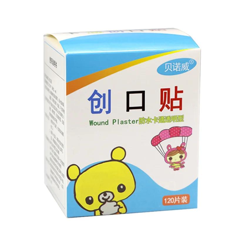 Cartoon Animal Pattern Waterproof Hemostasis Kids Band Aid Stickers Adhesive Bandage Wound Strips Plasters for Children
