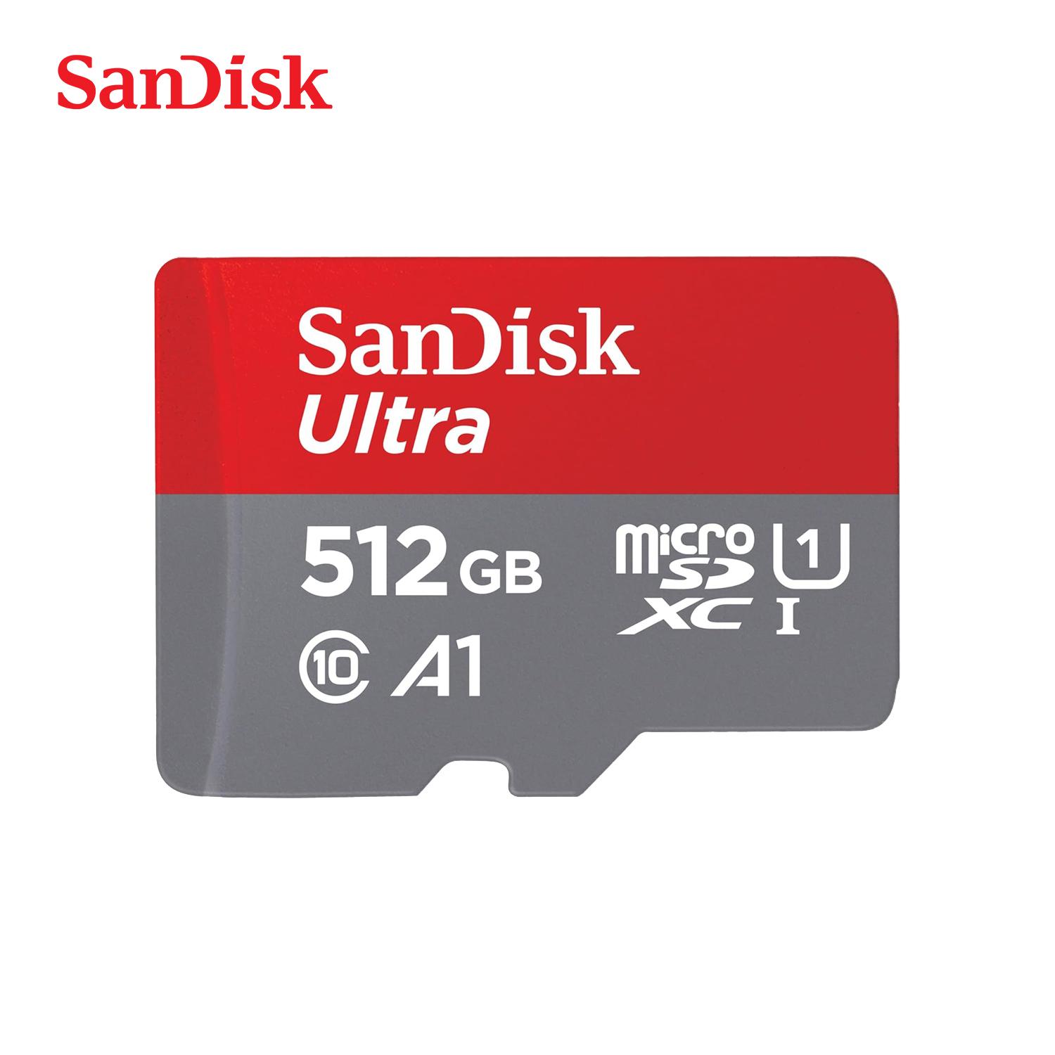 

SanDisk Ultra microsd 128GB 32GB 64GB 256GB 512GB A1 Карта Micro SD SD TF Флеш-карта Карта пам яті Клас 10 для телефону 512GB