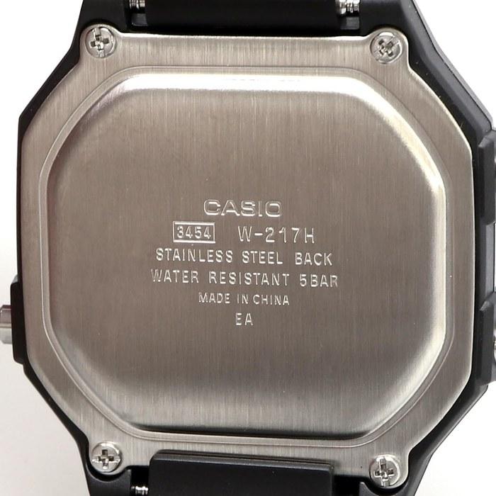 Casio Standard Digital Men's Watch W-217H-1AV Black (Imported)