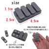 Lunari Fidget Toy, Fidget Slider, Tastaturklicker, Handspiel, Klavier, Taste drücken, Stressabbau