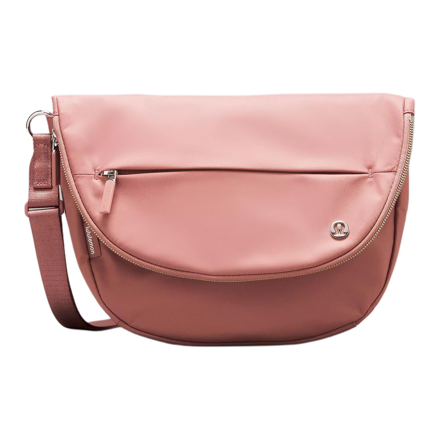 

Lululemon Sac All Night 5L Logo Zipper Nylon Shoulder Crossbody Bag Women bags Pink LW9ENLS-048097 Pink
