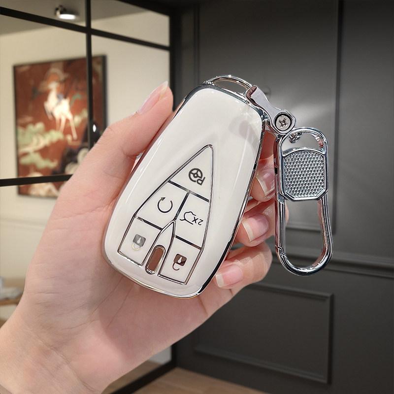 For Changan Eado Uni-T Uni K Oushang X5 X7 Ev Oshan Z6 Cs35 Plus Cs55 Cs75 Auto Accessories Soft Tpu Car Key Case Caps Holder