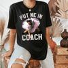 Lustiges Put Me in Coach Jim Carey T-Shirt - 100% Baumwolle Weiche und Bequeme T-Shirts Top Sommer