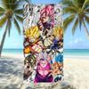 Animation Beach Towels Thickened Microfiber Quick-Drying Bath Towels Outdoor Travel Towels Can Be