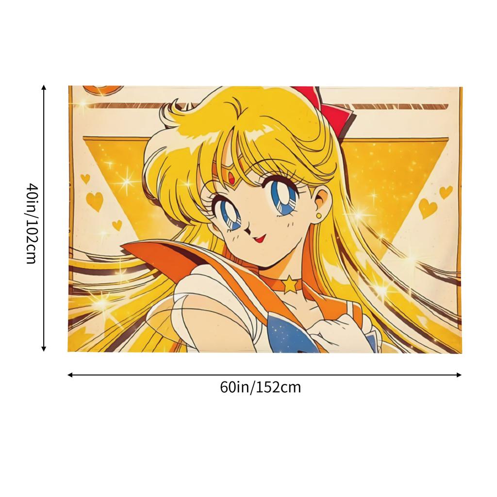Sailor Moons Cutecore Tapestry Room decoration Home Decoration Tapestry Decor Accessories Cute Room Decor