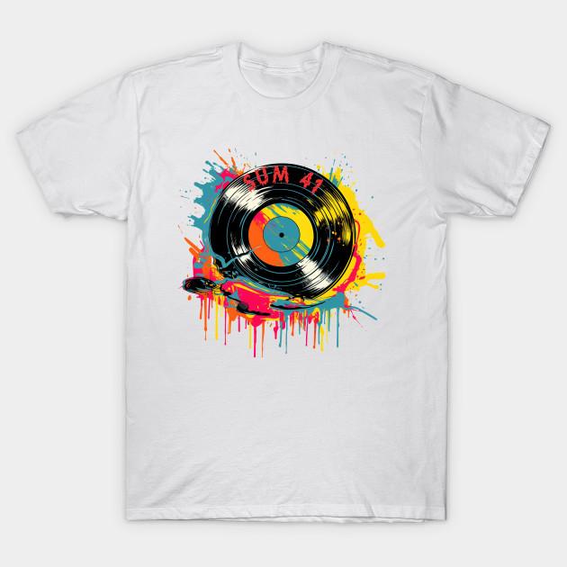

Men Black Print T-shirt Sum Splash Colorful No-Cut Transfer Paper Print Cotton Tshirt S белый
