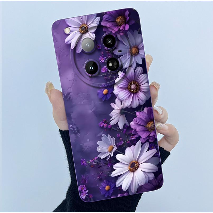 For Infinix Zero 40 4G 5G Phone Case X6861 X6860 Cover Fashion Simplicity Oil Painting Floral Soft Silicone Shell Zero40 Fundas