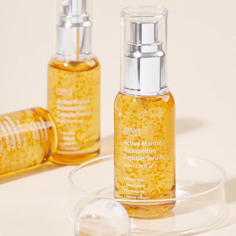 SUNGBOON EDITOR Acitve Marine Astaxanthin Capsule Serum 30ml/80ml