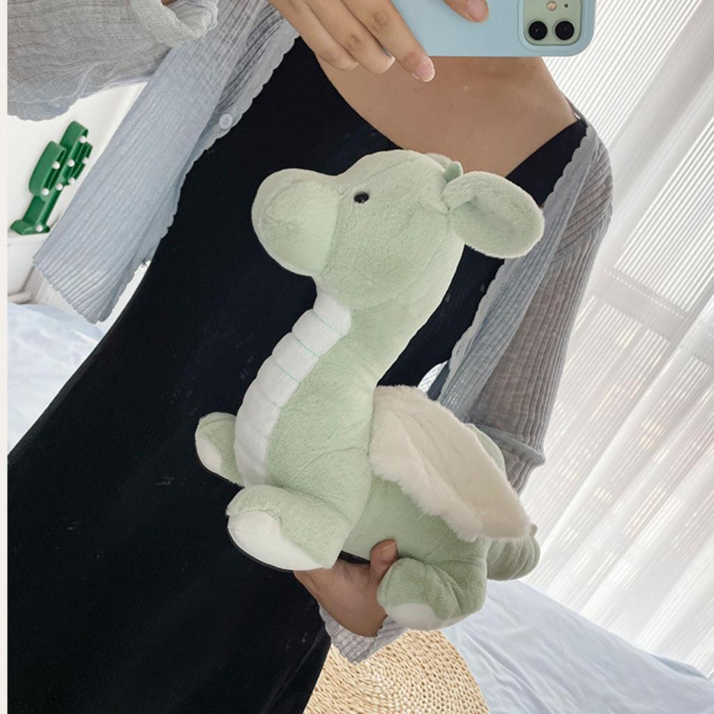 Puszysty pluszowy smok idealny do wnętrza, kojący i uroczy, duży, zabawka, 40cm, dekoracja, prezenty, więcej.