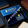 Metal Gel Pen Honoring Americans 250th Anniversary Comfortable Grip Pen for Office and Collection