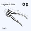 Lilang Large Zinc Alloy Garlic Press & Peeler Set