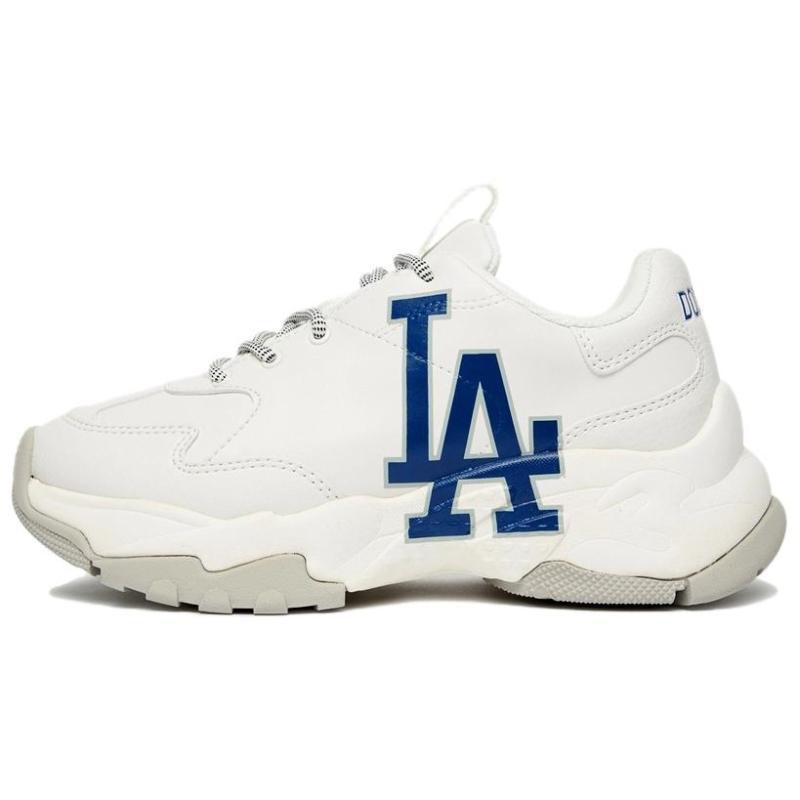 MLB LA DODGERS Нескользящие износостойкие низкие кроссовки на массивной подошве Унисекс Белые кроссовки 3ASHC101N-07WHS 38