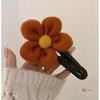 Flower Hair Clip Plush Hair Large Hair Clip Half-up Hair Clip Large Flower Wool Jkl695