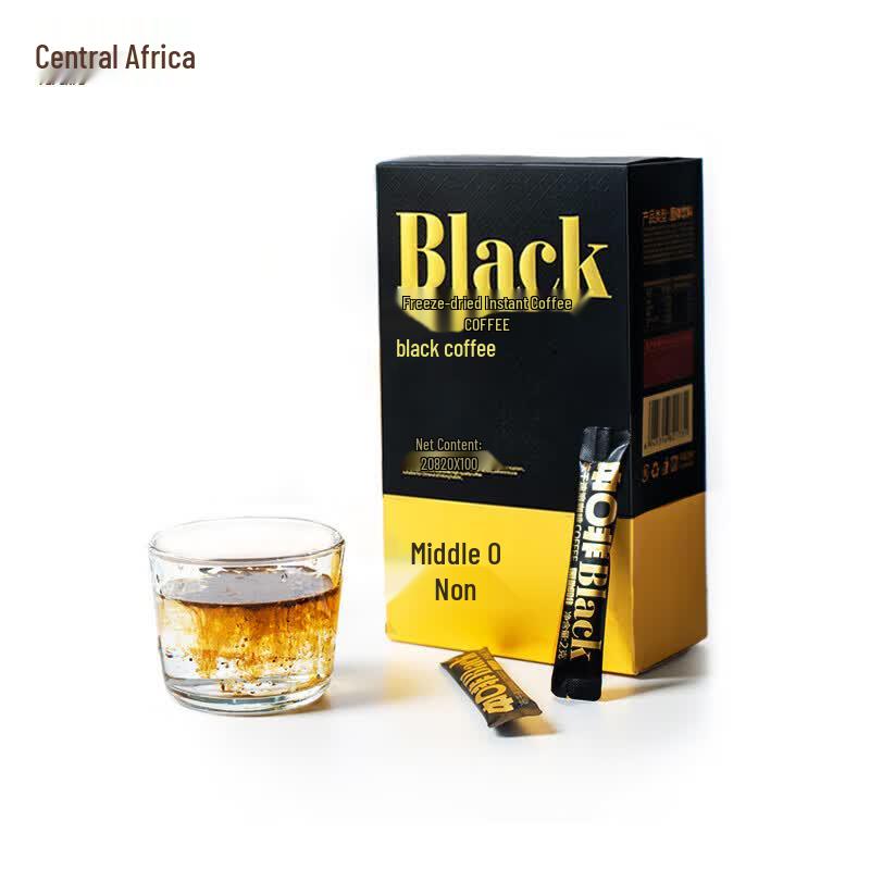 Zhongfei Freeze-Dried Black Instant Coffee - 100 Sticks