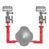 Ganzmetall Dual Handheld Handgriff Tauchlampe Halterung Unterwasser Sportkamera Halter