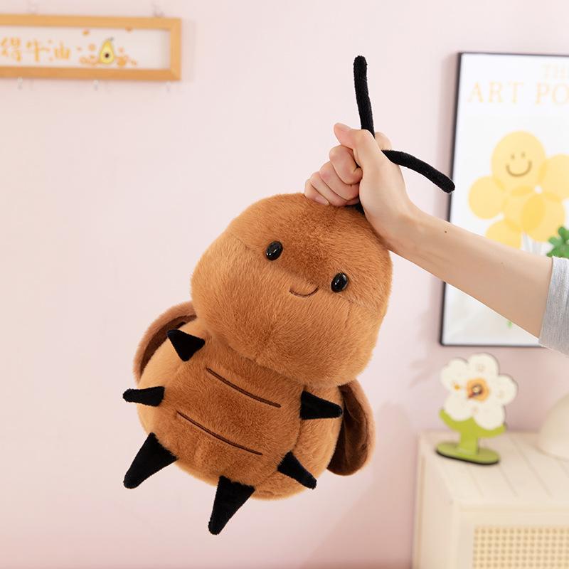 Simulation Cockroach Doll Bee Doll Cockroach Small Strong Plush Toy Sofa Ornament Sleeping Pillow
