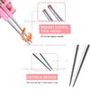 1Pair Kids Learning Training Chopsticks Cartoon Cute Silicone Animal Stainless Steel Food Sticks Detachable Reusable Tableware