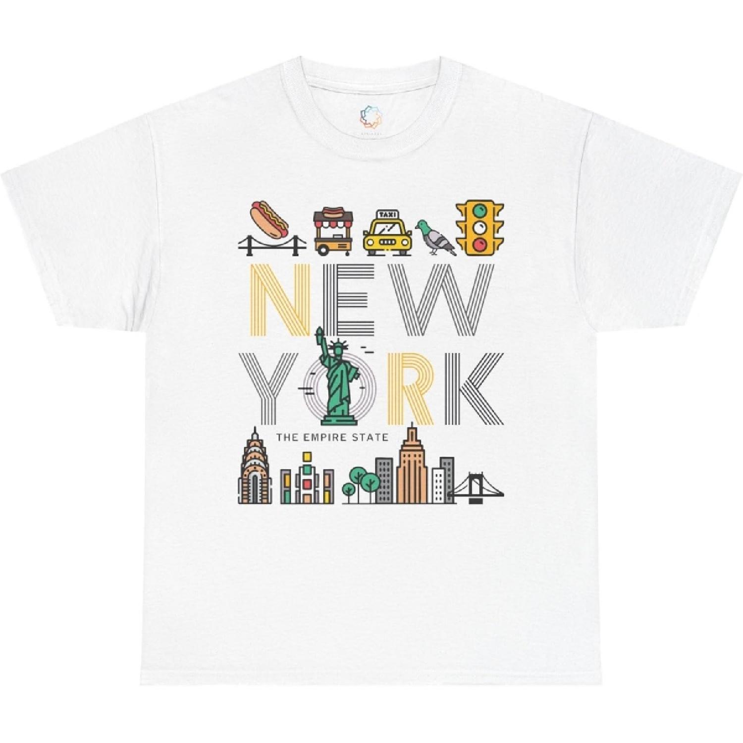 New York City Landmards Unisex Graphic T-Shirt S