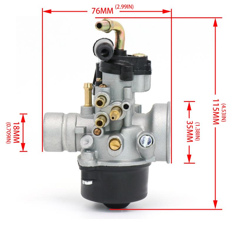 

ZSDTRP Malossi Carburetor PHBN 17,5 LS for APRILIA MBK YAMAHA 50cc 728121