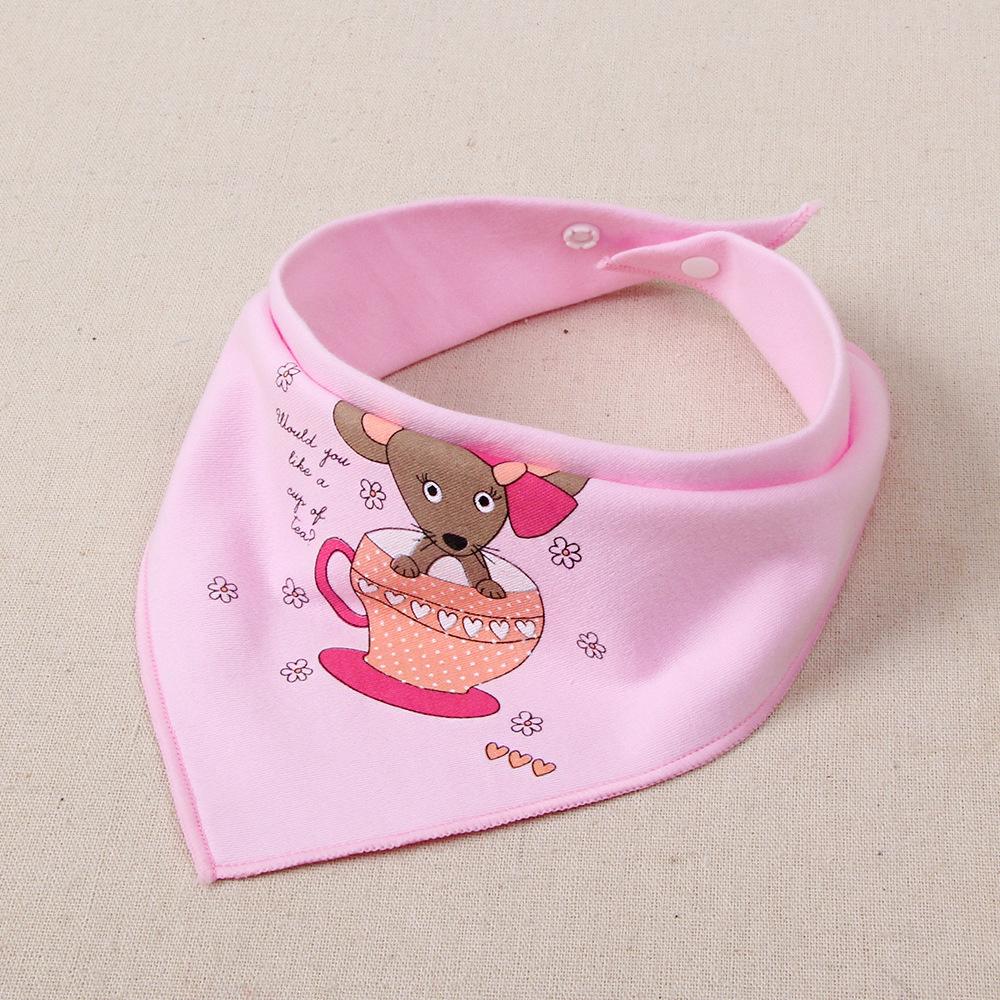 Trojúhelníkové opakovaně použitelné bryndáčky pro miminka omyvatelná tkanina na odříhnutí Chlapci Dívčí bryndáčky s šátkem Baberos Babador bryndáčky s šátkem pro novorozence