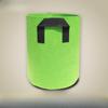Green Felt Planting Bag, Double Handle, Thickened and Heightened Tree Planting Bag, Tall Gallon Bag.