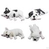 Action Figures, Small Dog Model, Miniature Resin Animal Statues, Desktop Decoration for Toys
