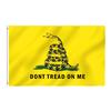 Nuovo Yellow Snake Tea Party Culpeper Non calpestarmi bandiera 3x5FT
