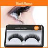 027 Natürliche Lange Falsche Wimpern Großhandel 2000 Paare Handgefertigte Baumwollstiel Falsche Wimpern