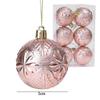 6/12PCS Christmas Ball Ornaments Xmas Tree Hanging Pendant Sets 5cm Colorful Ball Decoration for New Year Christmas Home Party