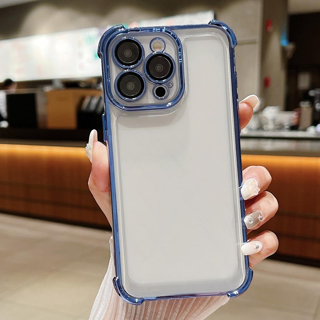 The four-corner shockproof space case is suitable for the iPhone 15 Pro Max shockproof 14, lens film 13, and 12 full coverage 11