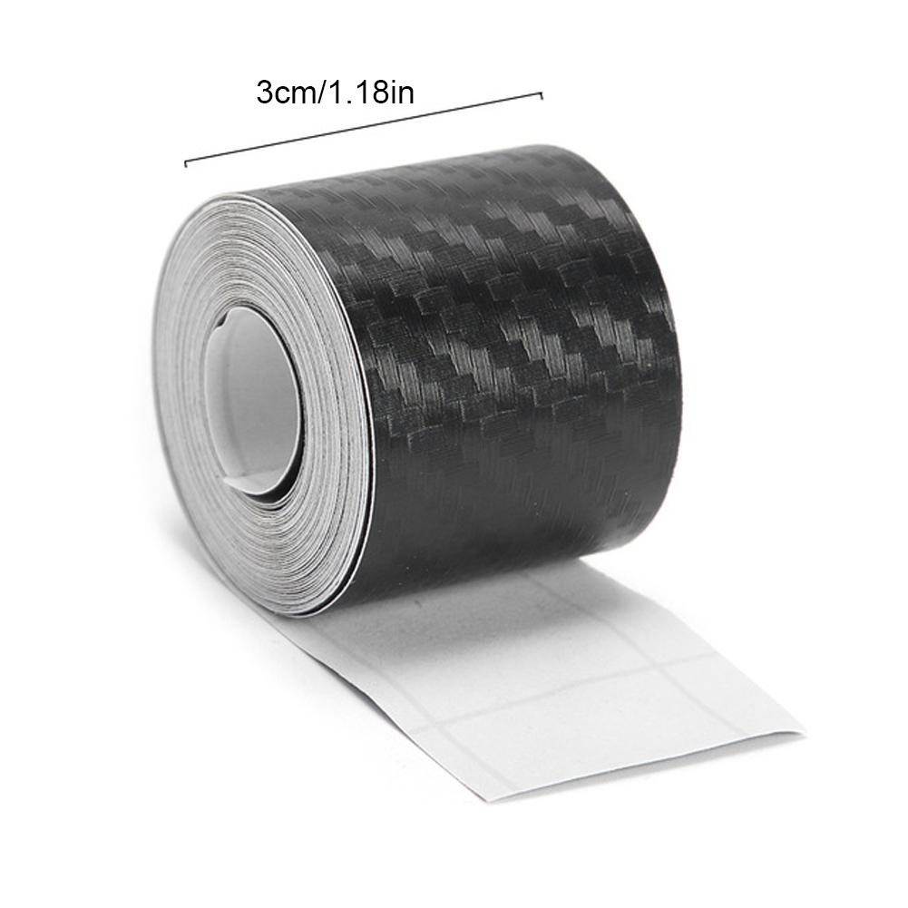 DIY Nano 3D Carbon Fiber Car Sticker Threshold Protection Strip Bumper Tape Motorcycle And Bicycle Waterproof Protection Film
