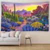 Botancial Cactus Tapestry, Tropical Desert Forest Plant Wall Tapestry For Kids Teens Bedroom Living Room Rustic Fashion Artwork