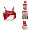 Princess Moana Cosplay Costume Set For Little Girls With Hawaiian Style Features