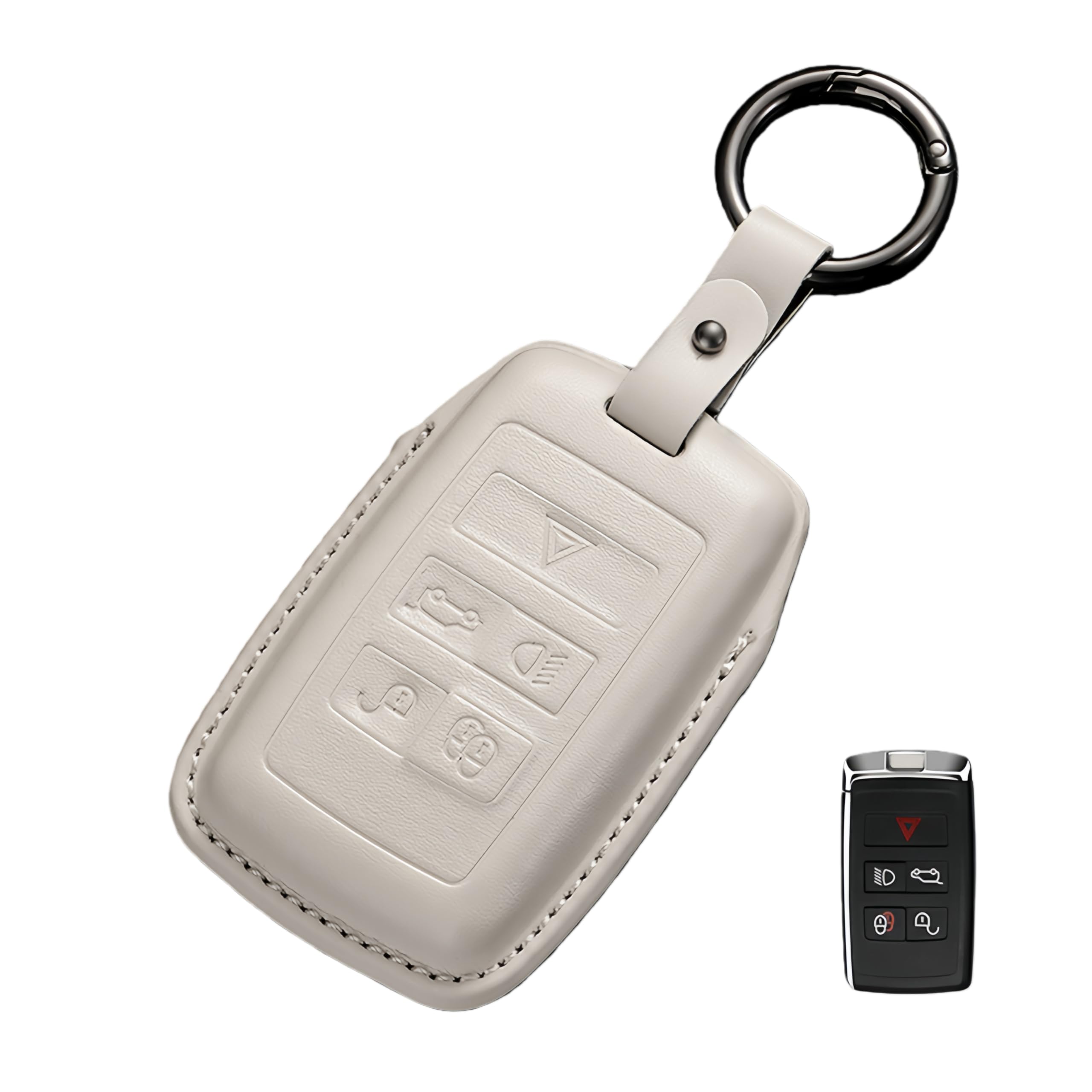 [Khgdfvw] Key Case for Land Rover Jaguar New Genuine Leather