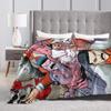 Invincible Thragg Blanket  Soft Warm Fashion Plush Throw Blanket For Outdoor Travel Flannel Bedspread Bed Cover
