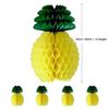 8Pcs Pineapple Honeycomb Party Decorations Reusable Hanging Luau Birthday Hawaiian Supplies Baby Shower Table Ceiling Decor