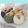 Summer Woven Handheld Ladies Bag With Cotton Rope Material For Casual Beach Wear