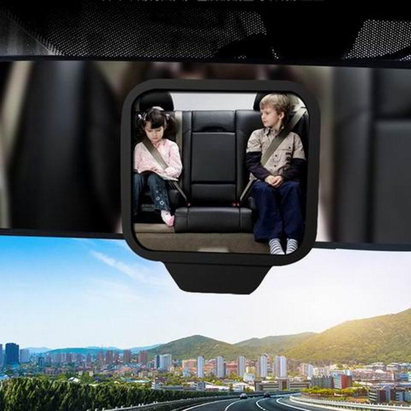 1 pc Adjustable 270 Degree Wide-angle Lens Design Car Rear Seat Rearview Mirror Backseat Blind Spot Mirror